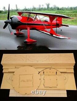 69 wingspan Spirit of Pitts R/c Plane short kit/semi kit and plans