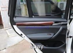 6PCS Peach wood grain Interior trim kit For BMW X3 2011-2016