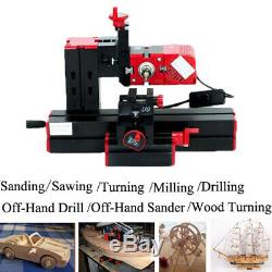 6-IN-1 Multi Metal Lathe DIY Wood Model Making CNC Drilling Milling Machine Kit