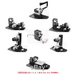6 in 1 Metal Lathe Milling Drilling Sanding Wood Diy Machine With Bow-arm Kit