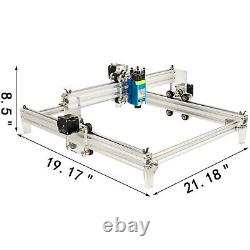 7000MW Mini CNC 3040 laser Engraver kit Gray Engraving Router Wood Plastic US