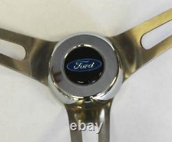 78-91 Ford Bronco F100 F150 F250 F350 Wood Steering Wheel Rivets High Gloss 15