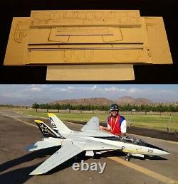 80 Ws Sweep Wing F14 TOMCAT R/c Plane short kit/partial kit and plans, PLS READ
