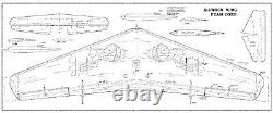 80 wingspan J7W1 Shinden R/c Plane short kit/semi kit and plans