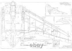 81 wing span Horten Ho. IX V3 R/c plane short kit/semi kit and plans, Ducted Fan
