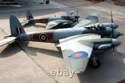 82 wing span De Havilland Mosquito PRXVI R/c Plane short kit/semi kit and plans