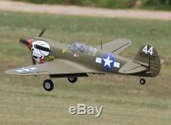 86 wingspan P-40E Warhawk R/c Plane short kit/semi kit and plans