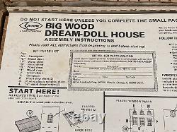 ARROW Big Wood Dream Dollhouse Kit 54 Furniture Pieces Vintage 1970s #7181 New