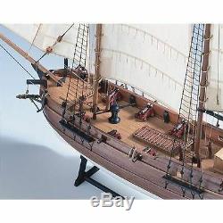 Amati Pirate schooner ADVENTURE wood model ship KIT NEW blackbeard