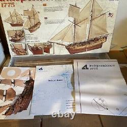 Artesania Independence 1775 135 Wood Ship Model Kit # 22414, Parts Sealed