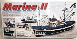 Artesania Latina Marina II Tuna Fishing Boat Wood Model Kit 125 NEW Open Box