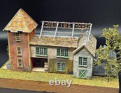 BARREL AND STAVES N Scale Nn3 Unpainted Model Railroad Structure Wood KIT MC18N