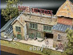 BARREL AND STAVES N Scale Nn3 Unpainted Model Railroad Structure Wood KIT MC18N