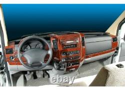 BMW 3 Series E46 Interior Dash Trim Kit 3M 3D 25-Parts Burl Wood 1997-2006 RHD