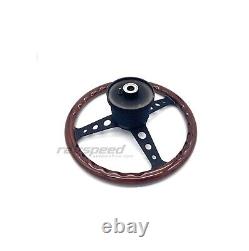 BMW E10 2002 1502 1602 1802 MOMO Indy Black Steering Wheel Wood Kit