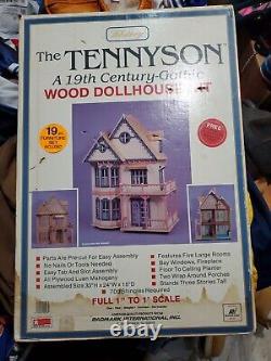 BRAND NEW The Tennyson Wood Dollhouse Kit 19th Century Gothic Doll House Vintage