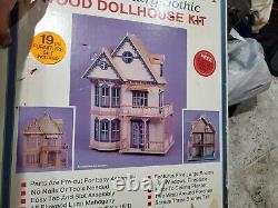 BRAND NEW The Tennyson Wood Dollhouse Kit 19th Century Gothic Doll House Vintage