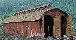 BTS (Better Than Scratch) 27446 HO Scale Two-Stall Engine House withWorkshop Kit