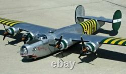 B-24 Liberator 110 WS RC Airplane Laser Cut Balsa Ply & Short Kit W Plans