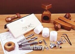 Beall Tool 6 Size Wood Threading Kit & Bits for Sizes 1/2'' through 1-1/2'