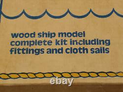 Bluenose 1921 Schooner, Wood Model Kit, Complete with Fittings & Cloth Sails