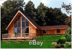 Blueridge Chalet 28 x 36 Customizable Shell Kit Home, delivered ready to build
