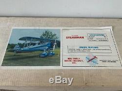 Brand New Sealed 1/4 Scale Bob Dively PT17 PT-17 Stearman RC Airplane Kit withGear