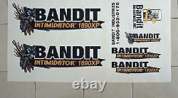 Brush Bandit Wood Chipper Model 1890xp Decal Kit 1890XP Decals Stickers kit