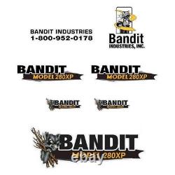Brush Bandit Wood Chipper Model 280xp Stickers Decals Kit for Bandit 280 XP