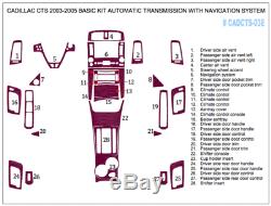 Cadillac Cts 03- 05 Basic Automatic Gps Auto New Car Interior Wood Dash Trim Kit