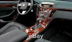 Cadillac Cts Cts-v Sedan 2008 2013 New Style Interior Wood Dash Trim Kit 54pcs