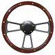 Car or Truck with Aftermarket GM Steering Column Mahogany Steering Wheel Kit