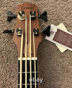 Caramel Electric 30inch All Solid Wood Mahogany Ukulele Bass Kit