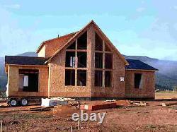 Chalet Lumber New Home House Kit 3 Bedrooms 2 Bath Ranch Prefabricated homes