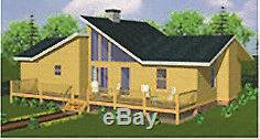 Chincoteague Ranch 38x44 Customizable Shell Kit Home, delivered ready to build