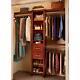 ClosetMaid Wood Closet Storage System Kit Shoe Clothes Organizer Shelves Tower