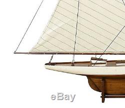 Columbia 45 America's Cup 1901 J Class Yacht Wood Sailboat Sail Model New