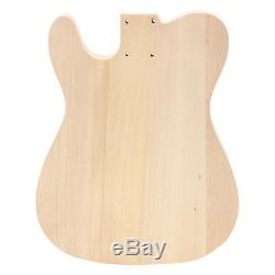 Complete Unfinished DIY Kit Electric Guitar Wood Body + Fingerboard +Accessories