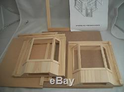 Corner Shop Kit by Houseworks 9991 unfinished wood 1/12 scale dollhouse