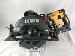 DEWALT 60V MAX 7-1/4 in. Worm Drive Style Saw, Blade & Bag DCS577B -New From Kit