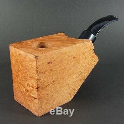 DIAMOND FINISH Tobacco Pipe Briar Wood Block BBB Pre Drilled Beginner DIY Kit