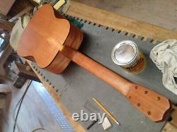 DIY Budget Acoustic Handcraft Custom GUITAR KIT-OM/solid Wood-thin side