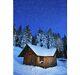 DIY Diamond Painting House In Winter Woods Designs Lovely Embroidery Decorations