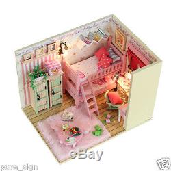 DIY Handcraft Miniature Project Kit My Little Girls Bedroom Wooden Dolls House