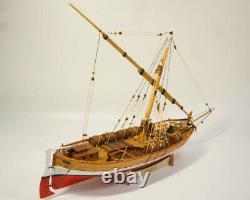 DIY Leudo Trade Boat Scale 148 430mm 17 Wood Model Ship Kit