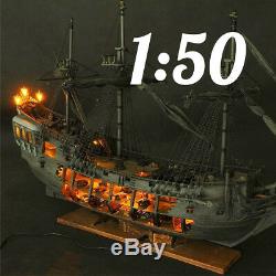 DIY The black Pearl Model Ship Wooden Boat Kits Collection Exhibit Gifts