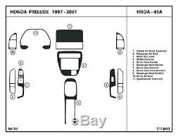 Dash Kit Trim for Honda Prelude 97-01 1997 1998 1999 2000 2001 Wood Carbon