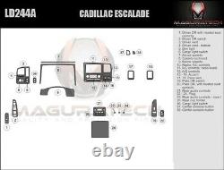 Dash Trim Kit for CADILLAC ESCALADE 03 04 05 06 carbon fiber wood aluminum