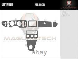 Dash Trim Kit for MG MGB 77 78 79 80 carbon fiber wood aluminum