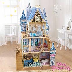 Disney Princess Cinderella Royal Dreams Dollhouse with Furniture by KidKraft NEW